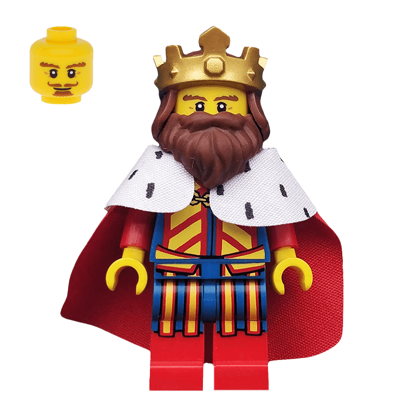 Фигурка Lego Series 13 Classic King Collectible Minifigures col13-1 col195 Б/У - Retromagaz