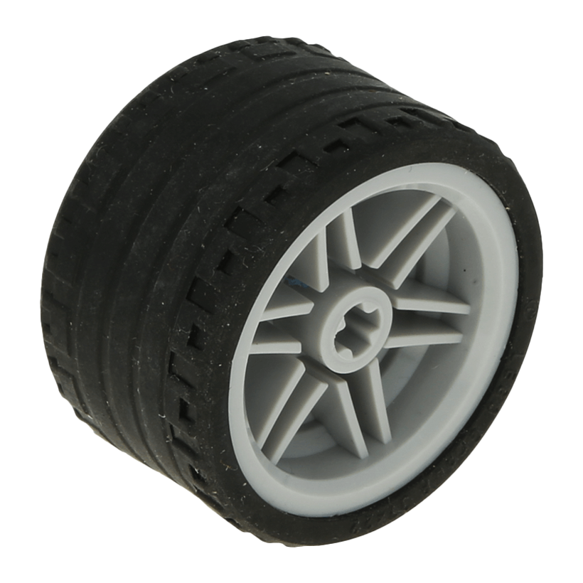 Колесо 4шт Lego Збірне 30.4mm D. x 20mm 56145c03 55978 4499234 4297210 Light Bluish Grey Б/У - Retromagaz