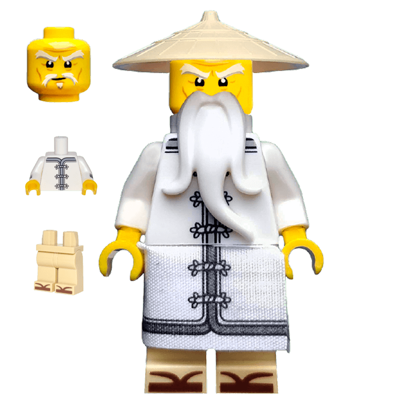 Фигурка Lego Другое Master Sensei Wu Ninjago njo0354 Б/У - Retromagaz