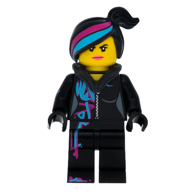 Фигурка Lego The Lego Movie Wyldstyle with Hood Folded Down Cartoons tlm027 Б/У - Retromagaz