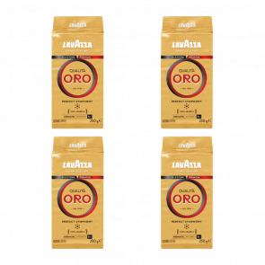 Набір Кава Мелена 4шт Lavazza Qualita Oro 250g