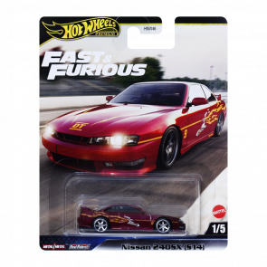 Машинка Premium Hot Wheels Nissan 240SX (S14) Fast & Furious 1:64 JBL99 Red Машинка Premium Hot Wheels Nissan 240SX (S14) Fast & Furious 1:64 JBL99 Red - Retromagaz
