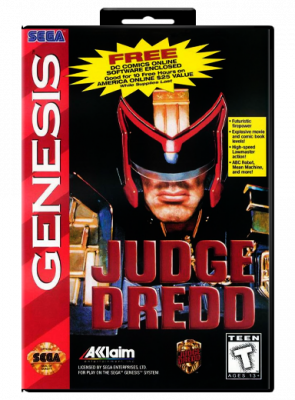 Игра Sega Mega Drive Judge Dredd USA Английская Версия Б/У - Retromagaz