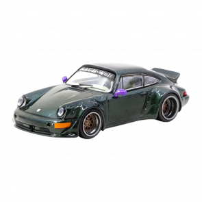 Машинка Premium Tarmac Works Porsche Porsche RWB 964 1:64 T64-TL037-GR Green - Retromagaz