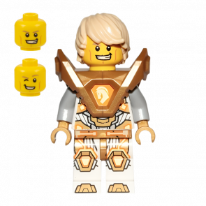 Фігурка Lego Knights Lance Richmond Hair Pearl Gold Armor Nexo Knights nex146 Б/У - Retromagaz