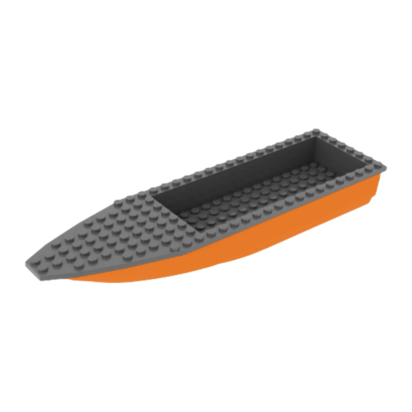 Для Судна Lego Основа Hull Unitary 28 x 8 92710c01 6097307 Orange Б/У - Retromagaz