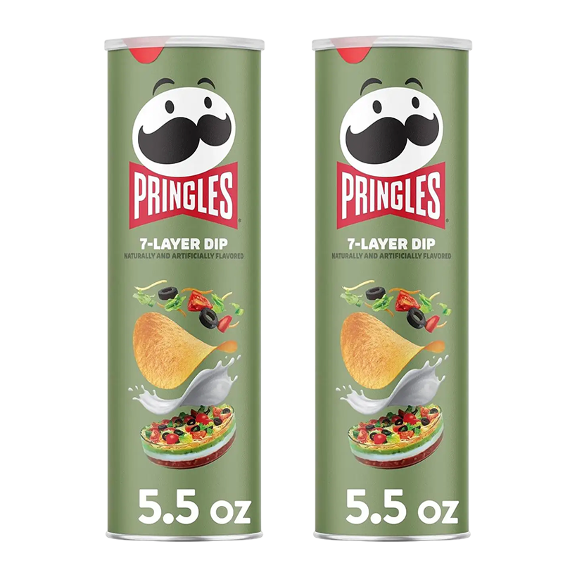 Набір Чипси 2шт Pringles USA 7-Layer Dip 158g - Retromagaz