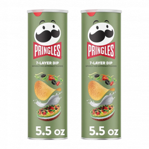 Набор Чипсы 2шт Pringles USA 7-Layer Dip 158g