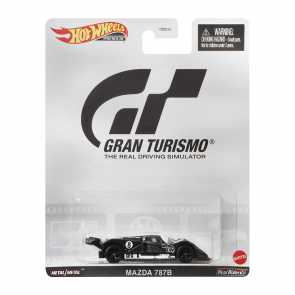 Машинка Premium Hot Wheels Mazda 787B Gran Turismo 1:64 GJR49 Black - Retromagaz