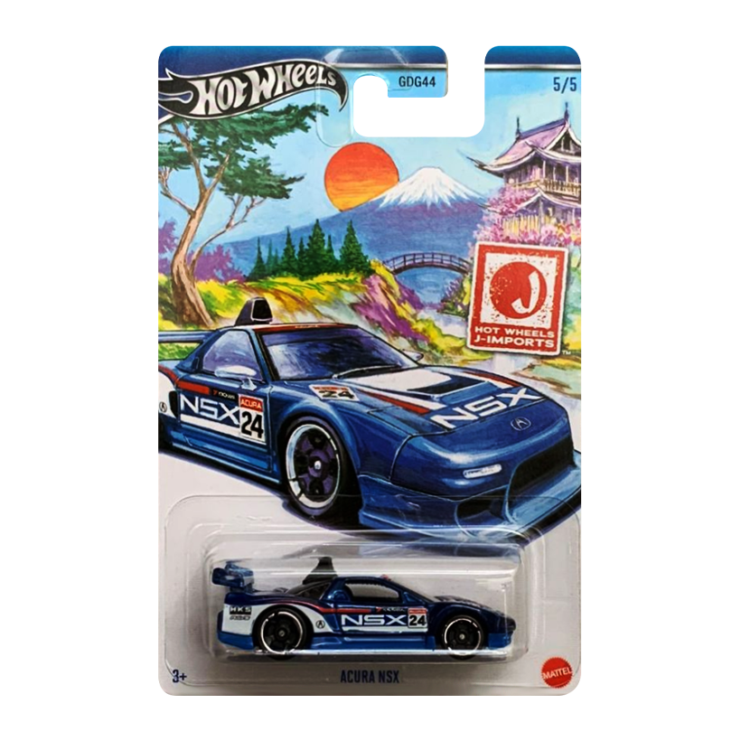 Тематична Машинка Hot Wheels Acura NSX J-Imports 1:64 HWR57/HRT04 Blue - Retromagaz