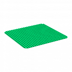 Пластина Lego Базова Duplo 24 x 24 353 4268 34278 4219842 426828 4490235 Green Б/У - Retromagaz