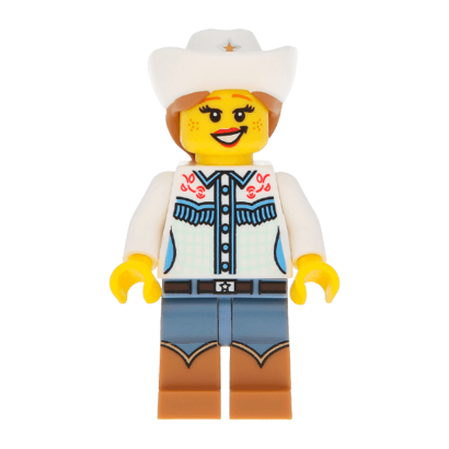 Фигурка Lego Cowgirl Collectible Minifigures Series 8 col116 Б/У - Retromagaz