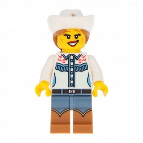 Фигурка Lego Cowgirl Collectible Minifigures Series 8 col116 Б/У