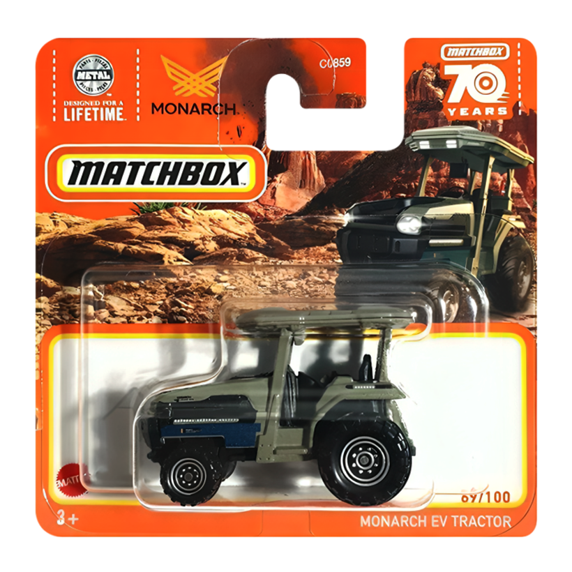 Машинка Велике Місто Matchbox Monarch EV Tractor Off-Road 1:64 HLC52 Blue - Retromagaz