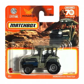 Машинка Большой Город Matchbox Monarch EV Tractor Off-Road 1:64 HLC52 Blue - Retromagaz