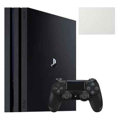 Набір Консоль Sony PlayStation 4 Pro CUH-70-71xx 1TB Black Б/У  + Геймпад Бездротовий DualShock 4 Version 2 + Коробка White - Retromagaz