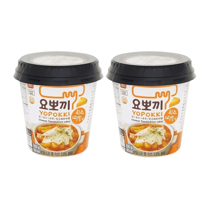 Набор Токпокі 2шт Yopokki со Вкусом Сыра в Стакане Неострая 120g - Retromagaz