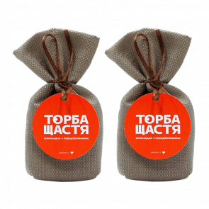 Набір Шоколад Чорний 2шт Hello Dream з Передбаченнями "Торба Щастя" 87.5g