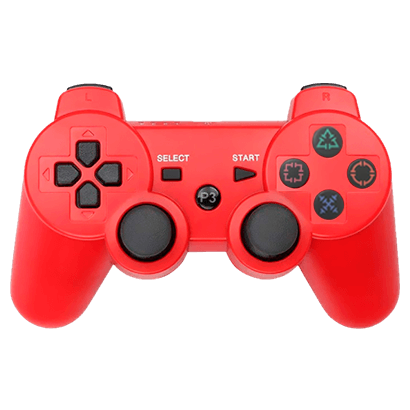 Геймпад Бездротовий RMC PlayStation 3 Red Новий - Retromagaz