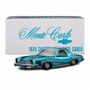 Машинка Premium Hot Wheels 1975 Chevrolet Monte Carlo Red Line Club RLC 1:64 HWF19 Teal