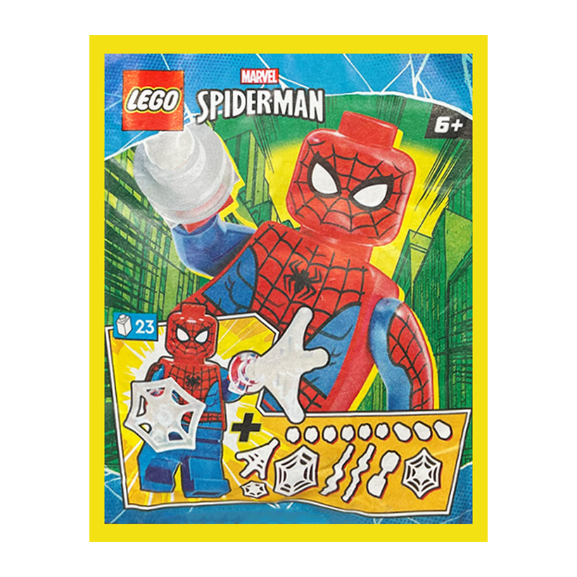 Конструктор Lego Фигурка Marvel Spider-Man Paper Bag Super Heroes 682306 sh0684 Новый - Retromagaz
