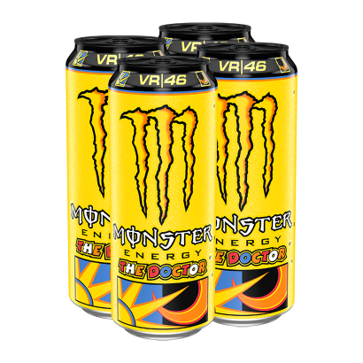 Набор Напиток Энергетический 4шт Monster Energy The Doctor 500ml - Retromagaz