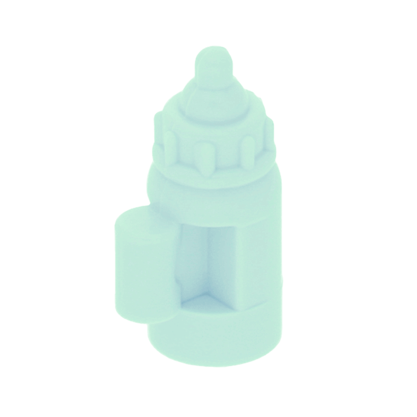 Посуда 4шт Lego Baby Bottle with Handle 18855 6102882 Light Aqua Б/У - Retromagaz