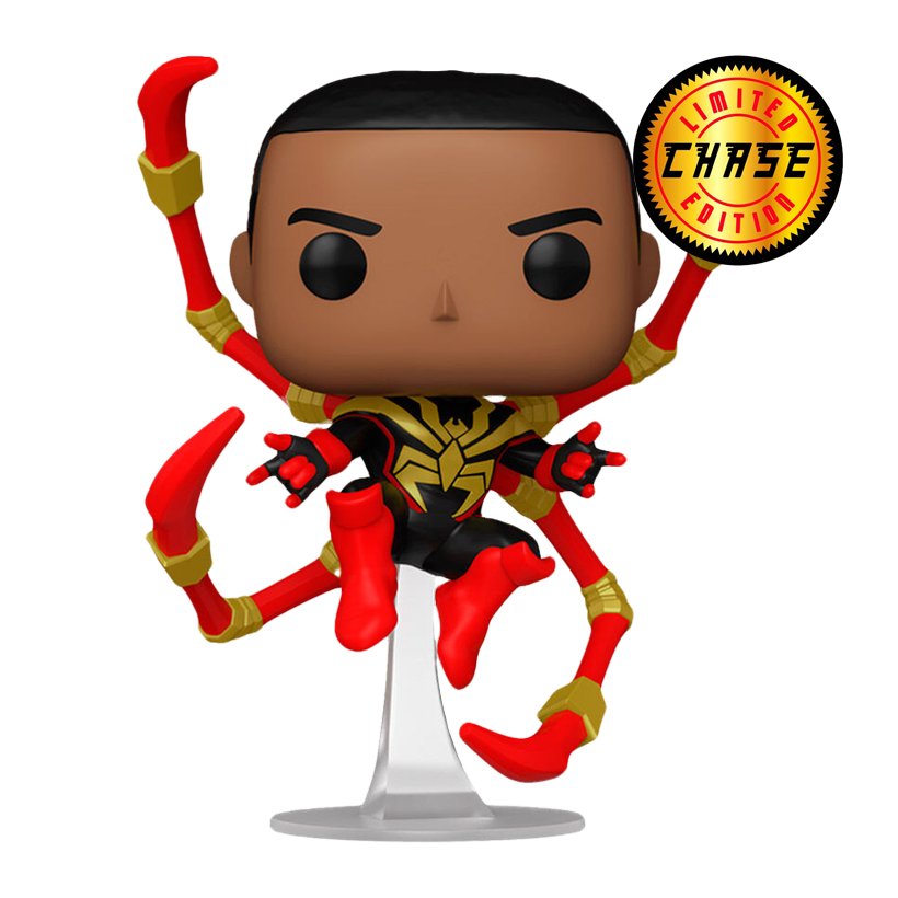Фігурка FUNKO POP! Spider Man Miles Morales Iron Spider Chase 117mm 1448 83753 - Retromagaz