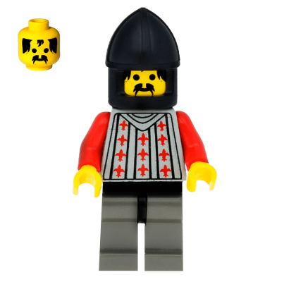 Фигурка Lego Guard Black Chin Castle Fright Knights cas027 Б/У - Retromagaz