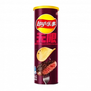 Чипси Lay's Азійські Stax Стейк з Перцем 90g - Retromagaz