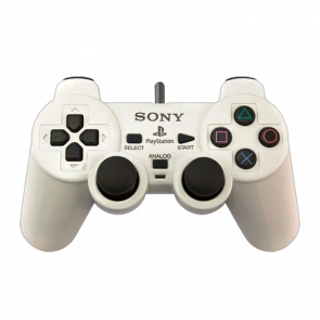 Геймпад Дротовий Sony PlayStation 1 SCPH-1200 DualShock Сірий Штекер White 2m Б/У - Retromagaz