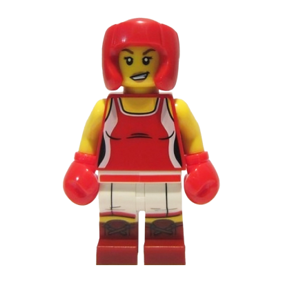 Фигурка Lego Series 16 Kickboxer Girl Collectible Minifigures col251 2 Б/У - Retromagaz