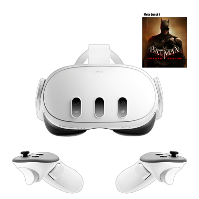 Окуляри Віртуальної Реальності Meta Quest 3 Batman Arkham Shadow Bundle 512GB White Новий - Retromagaz