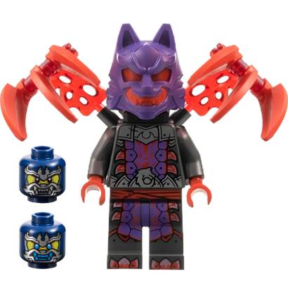 Фігурка Lego Wolf Clan Mask Warrior Dark Purple and Red Mask Energy Claws Ninjago njo0899 71820 Новий Фігурка Lego Wolf Clan Mask Warrior Dark Purple and Red Mask Energy Claws Ninjago njo0899 71820 Новий - Retromagaz