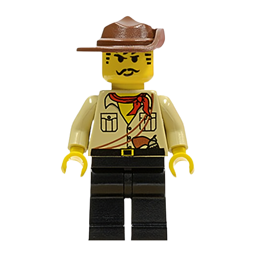 Фігурка Lego Adventurers Johnny Thunder Desert Adventure adv010 Б/У - Retromagaz
