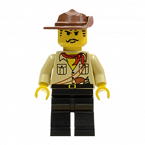 Фигурка Lego Adventurers Johnny Thunder Desert Adventure adv010 Б/У - Retromagaz