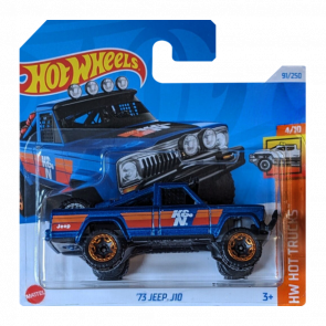 Машинка Базовая Hot Wheels '73 Jeep J10 Hot Trucks 1:64 HTC31 Blue
