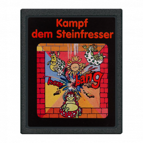 Гра Atari 2600 Kampf dem Steinfresser (Boom Bang) Black Б/У - Retromagaz