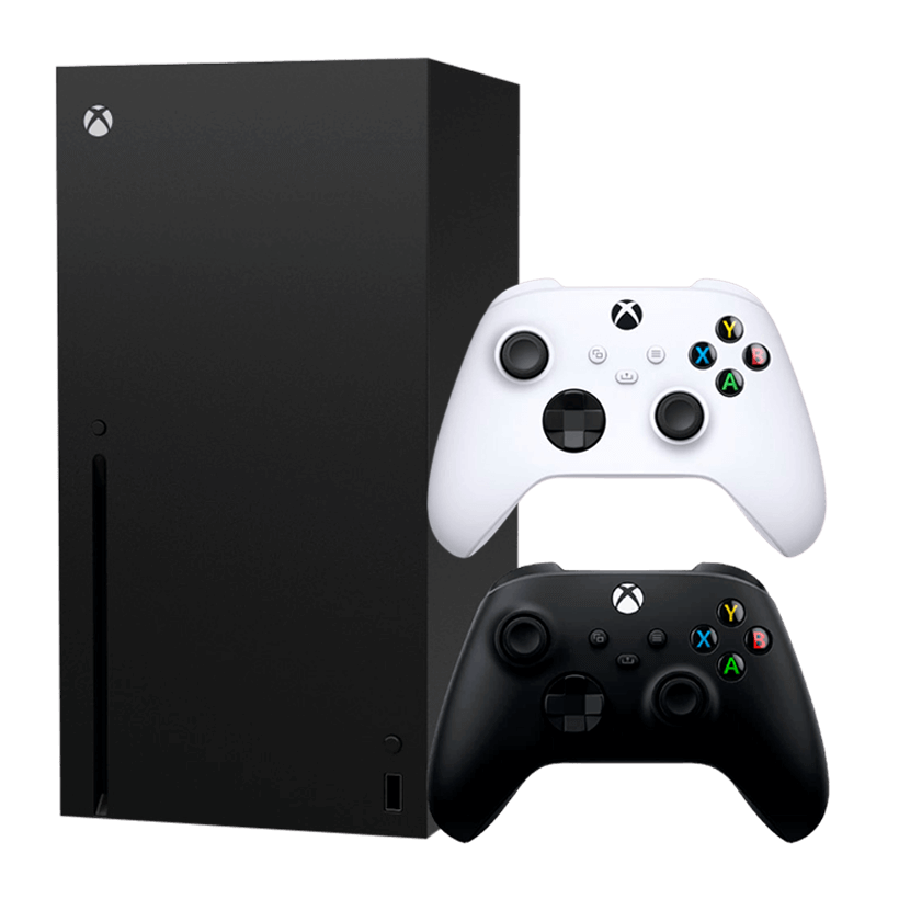 Набор Консоль Microsoft Xbox Series X 1TB Black Новый  + Геймпад Беспроводной Controller Robot White - Retromagaz