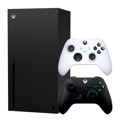 Набор Консоль Microsoft Xbox Series X 1TB Black Новый  + Геймпад Беспроводной Controller Robot White - Retromagaz