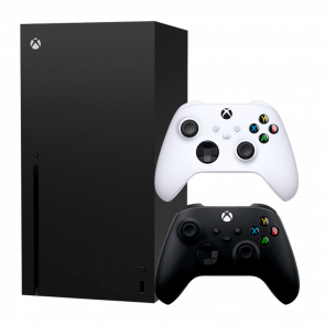 Набор Консоль Microsoft Xbox Series X 1TB (889842640809) Black Новый  + Геймпад Беспроводной Robot White - Retromagaz