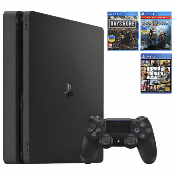 Купити PS4 Slim — вигідна ціна на ПС4 Слім в RetroMagaz