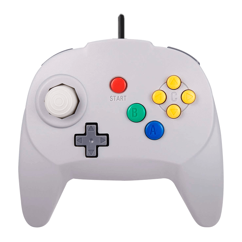 Геймпад Дротовий RMC N64 Version 2 Grey 1.8m Новий - Retromagaz