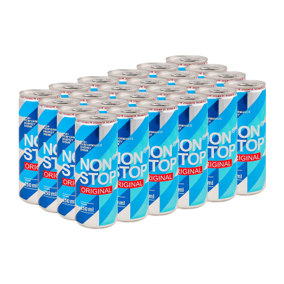 Набір Напій Енергетичний 24шт Non Stop Original 250ml - Retromagaz