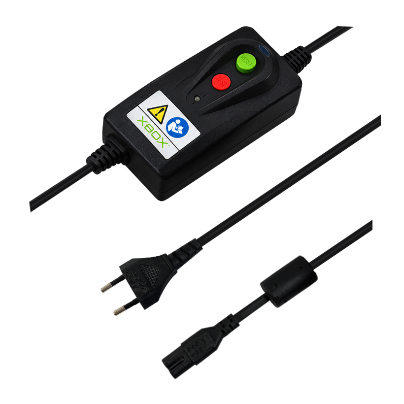 Блок Питания Проводной Microsoft Xbox Original Protection Power Supply X800924 Black Б/У - Retromagaz