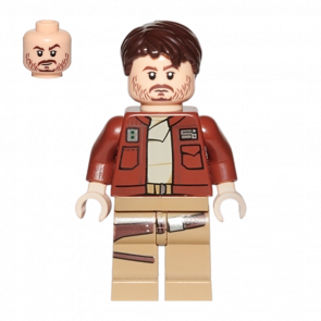 Фігурка Lego Повстанець Cassian Andor Brown Jacket Star Wars sw0813 Б/У - Retromagaz