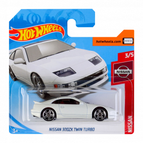 Машинка Базовая Hot Wheels 300ZX Twin Turbo Nissan 1:64 FYB73 White