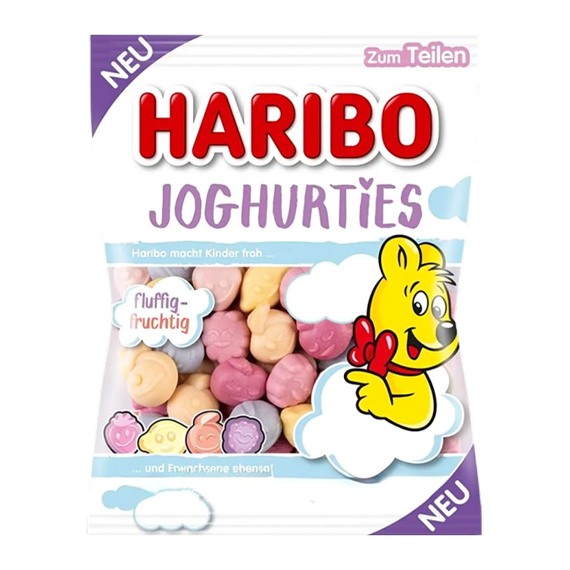 Цукерки Жувальні Haribo Joghurties 160g - Retromagaz