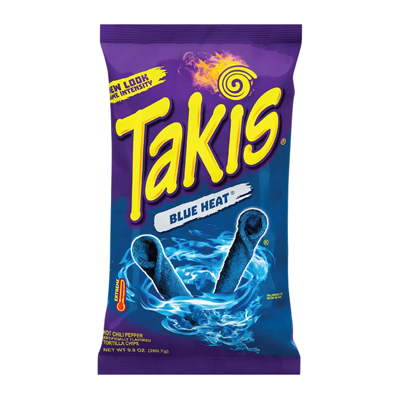 Кранчі Takis Blue Heat Rolls 100g - Retromagaz