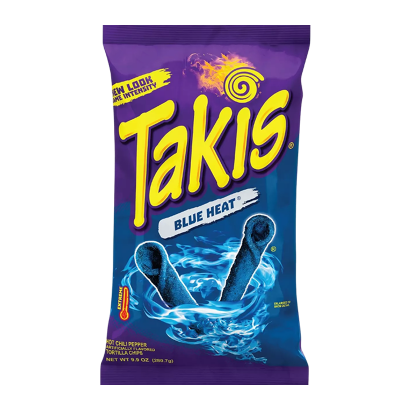 Чипсы Takis Blue Heat Rolls 100g - Retromagaz